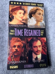 Time Regained (VHS) Rare '99 French epic stars Catherine Deneuve, John Malkovich - Picture 1 of 4