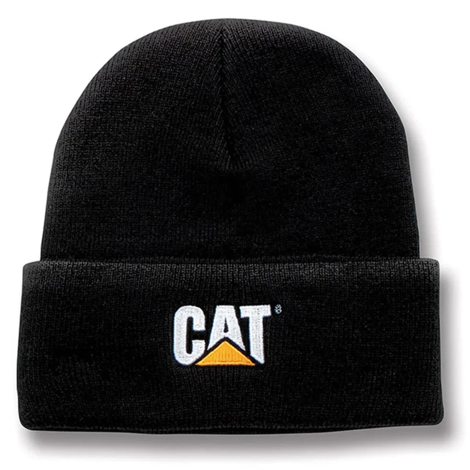Gorro de invierno tejido bordado negro Caterpillar CAT Equipment Foto 1 de 1