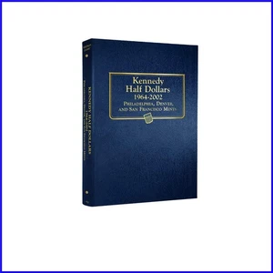 Stylish Coin Album for Kennedy Half Dollars 1964-2002 – Perfect Collector's Gift - Picture 1 of 11