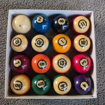 Vintage Brunswick Centennial Gold Crown Pocket Balls, Pool, Billiard - Image 1 of 4