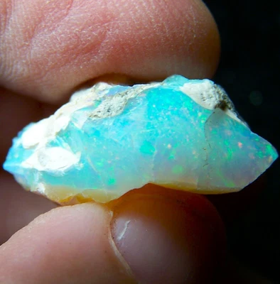 Ethiopian Opal Welo Rough * VIDEO 19.50 CTs AAA FIRE Cutting Grade USA DEALER - Image 1 of 4