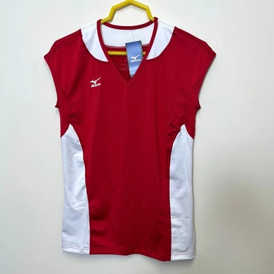 Camiseta deportiva de voleibol Mizuno Classic Mystic manga gorra mediana nueva con etiquetas Foto 1 de 4