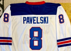 Joe Pavelski Signed Autograph USA Mens Hockey Jersey NHL San Jose Sharks - Picture 1 of 4
