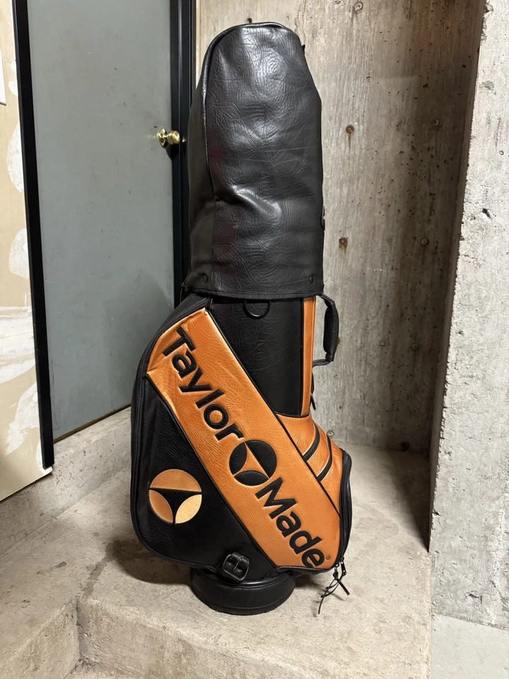 Bolsa de golfe vintage Taylor Made Burner Bubble 2 década de 1990 cobre/preto 6 vias - Imagem 1 de 3