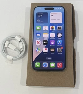 iPhone 15 Pro 128 Go Naturel Débloqué Neuf Boîte Ouverte État ! Apple Care 02/2026 - Photo 1 sur 9