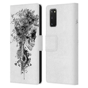 OFFICIAL RIZA PEKER SKULLS 6 LEATHER BOOK WALLET CASE COVER FOR SAMSUNG PHONES 1 - Picture 1 of 15