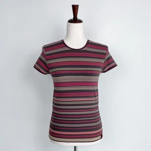 Lowe Alpine Hiking Striped Dryflo Crewneck Athletic Tee NWT - Picture 1 of 7
