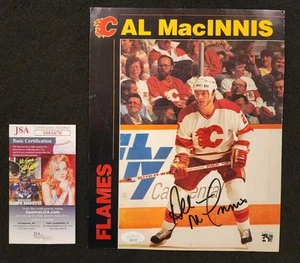 Al MacInnis Signed 1989 Norman James 8x10 Photo Calgary Flames Autograph JSA COA - Picture 1 of 3
