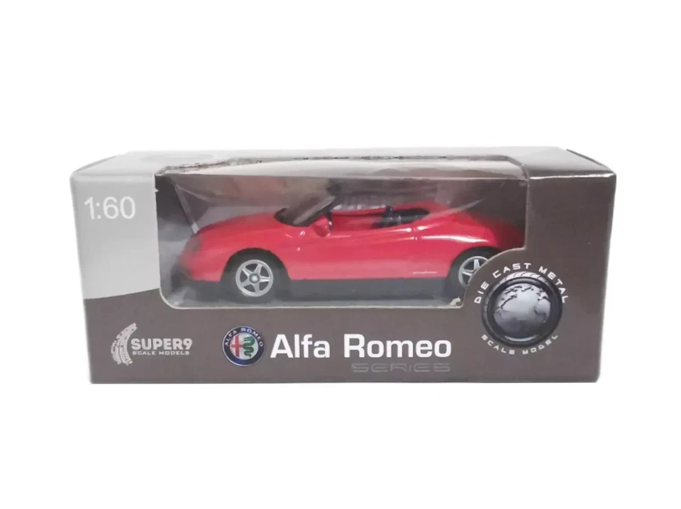 Welly 1/60 Alfa Romeo Spider Red Voiture Miniature 1/64 - Photo 1/1