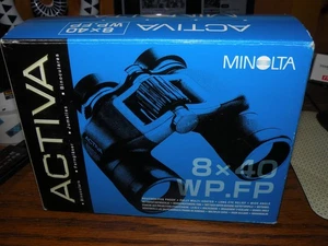 Minolta Activa 8x40 WP.FP 8.2 Degree Fully Multi Coated Wide Angle Binocular - Picture 1 of 18