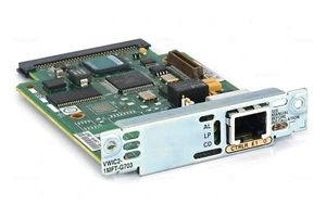 VWIC2-1MFT-G703 CISCO SINGLE PORT VOICE WAN INTERFACE CARD EXPANSION MODULE - Photo 1/7