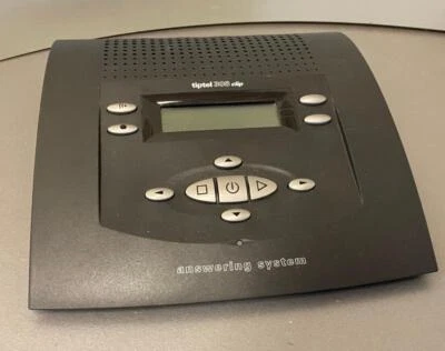 Tiptel 308 clip Anrufbeantworter AB Telefon ohne Netzteil +Kabel DISPLAY DEFEKT - Bild 1 von 4