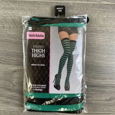 Disfraz Amscan a Rayas Muslos Adulto OS Halloween Juegos con disfraces Verde Foto 1 de 4