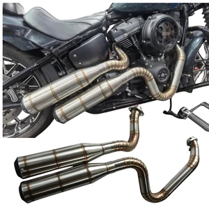 Fullsystem Exhaust pipe Fits Harley Davidson FXSB Softail Breakout 1999-2017 - Picture 1 of 4