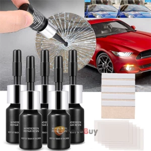 5 PCS Car Window Cracks Gone Glass Repair Fluid, Quick Windshield Repair Kit NEW - Picture 1 of 14