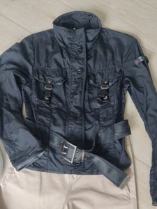 PEUTEREY + Jacke im Bikerstyle + dunkelblau + Gr: 40 + Top! - Bild 1 von 3