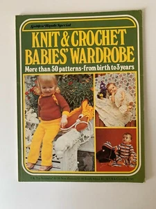 Golden Hands Special 1976 Knit Crochet Babies Wardrobe Vintage Knitting Pattern - Picture 1 of 12