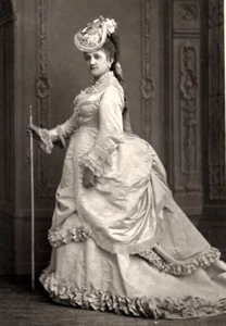 French Opera Soprano Marguerite Priola antique 1880s photoglypty photograph - Picture 1 of 1