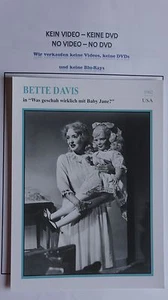 S47 - Starfilmkarte - BETTE DAVIS Was geschah wirklich mit Baby Jane - Picture 1 of 2
