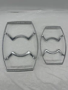 Juego de 2 soportes vintage de metal cromado Corning Ware P-11-M y P-10-M-1 - Imagen 1 de 14
