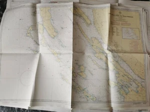 CARTA NAUTICA CROAZIA DALL'ISOLA PREMUDA A BIOGRAD - Picture 1 of 2