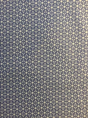 Patchworkstoff Baumwolle Free Spirit Katagami Parson Gray Pinpoints Blau Plumx - Bild 1 von 3