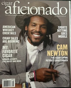 Cigar Aficionado Magazine (August 2021) CAM NEWTON - Picture 1 of 1