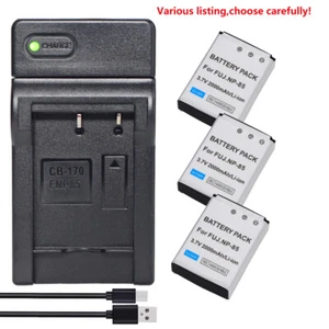NP-85 Battery or charger for Fujifilm FinePix S1 SL240 SL260 SL280 SL300 SL1000 - Picture 1 of 43