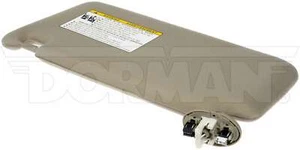 Sun Visor Dorman 74059, 74310-06770-E0, Fits 07-11 Camry Right Tan Illuminated - Picture 1 of 4