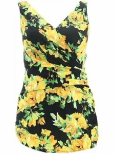 Traje de baño de una pieza Denim & Co. Beach Surplice - Imagen 1 de 3