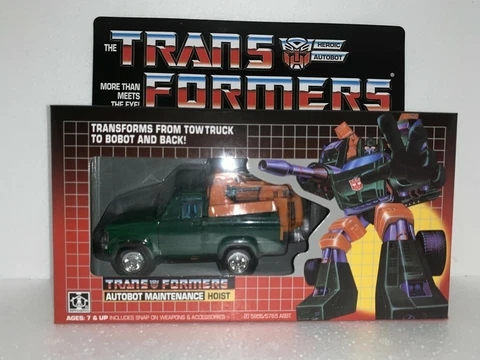 Transformers G1 Hoist reissue mint action figure Gift Cover