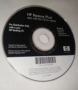 HP Restore Plus CD for HP DX5150 Good Condition Lot Of 2 Identical Discs - Picture 1 of 4