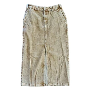 Denim Skirt Long Size 12 NWT Dickies New Washed Denim - Picture 1 of 5