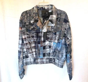 Burning Torch The Marvelist Upcycled jacket Size L NWT - Picture 1 of 6