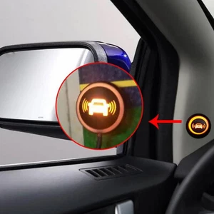 2PCS Vehicle Car Blind Spot Detection System BSD Warning Light Alarm Safety - Picture 1 of 12