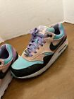 Nike Air Max 1 Have a Nike Day GS Pink Purple AT8131-001 Size 6y Women&#39;s 7.5 EUC