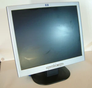 HP L1902 Flat Panel 1280x1024 19" LCD Display Mointor+Stand+Mains Lead HSTND-2A0 - Picture 1 of 4