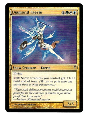 Diamond Faerie x1 Coldsnap Foil Magic MTG - Image 1 of 2
