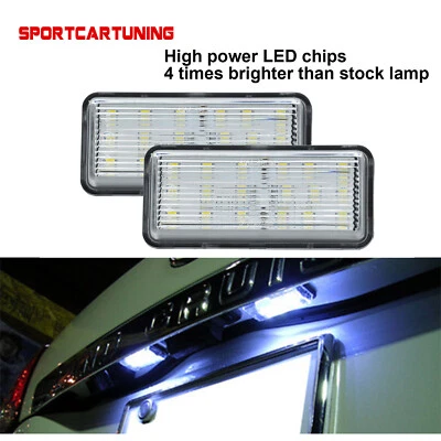LED License Plate Lights For Toyota Cruiser Land Cruiser Lexus LX470 GX47 LX570 Foto 1 de 4