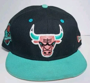 Chicago Bulls New Era 9Fifty 950 NBA Finals 6X Champions Sidepatch size 7 3/4 - Picture 1 of 8