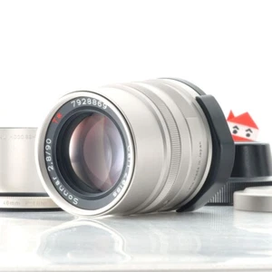 Contax G 90mm f/2.8 Carl Zeiss Sonnar Lens w/Hood from Japan [Near Mint] - Picture 1 of 19