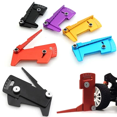 Adjustable Wheel Rim Camber Height Adjustment Ruler for 1/8 1/10 HSP HPI RC Car - Image 1 of 4