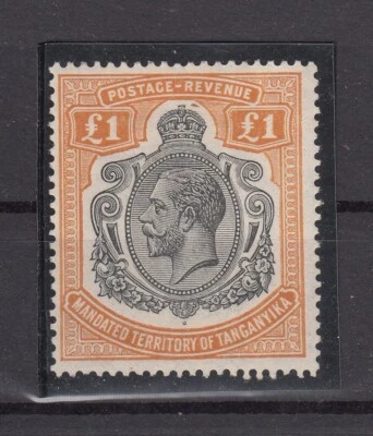 RM25545/TANGANICA BRITÁNICA - KGV - SG # 107 COMO NUEVO MH - ENORME CV Foto 1 de 2