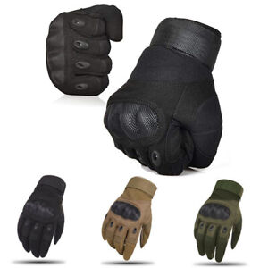 Men's Outdoor Tactical Gloves Full Finger Hiking Riding Cycling Military Sports