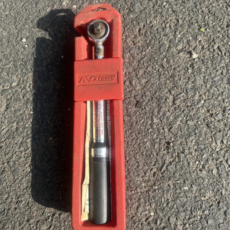 Llave dinamométrica K-D Tools #2384 micrómetro probado con estuche 30-250 pulgadas pies libras Foto 1 de 3