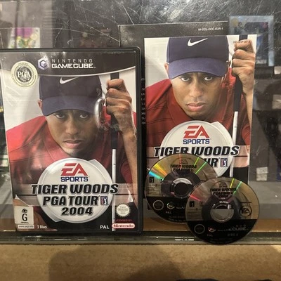 Tiger Woods PGA Tour 2004 • Nintendo GameCube Game + Manual PAL • Golf Games 04 - Image 1 of 4