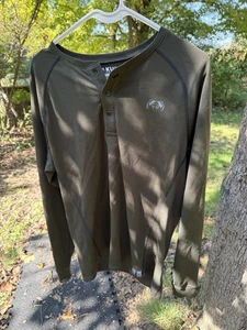 Kuiu Pro Merino 200 Henley Medium Loden Green - Picture 1 of 3