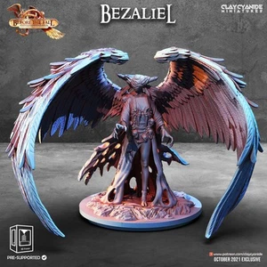 Bezaliel/Fallen Angel/TTRPG/Wargaming/Dungeons and Dragons/Clay Cyanide - Picture 1 of 1