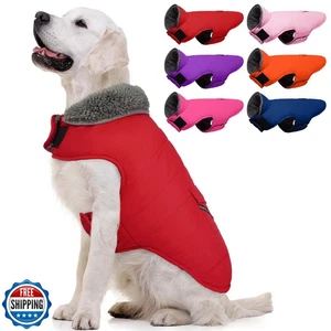 MIGOHI Warm Dog Winter Coat - Winter Dog Jacket, Reflective Windproof Fleece  - Picture 1 of 5
