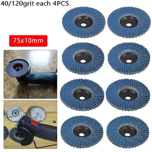Abrasive Sanding Disc Set Eight Pieces Measuring Three Inches in Diameter Each - Picture 1 of 12